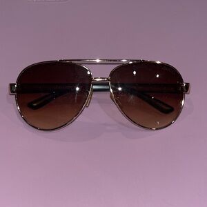 Gucci black w/ gradient brown lenses Aviator Sunglasses GG3506